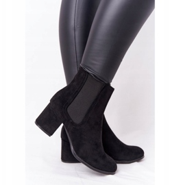PJ1 Bottines Chaudes Femme Bottines Jodhpur Noir Juliette le noir 4
