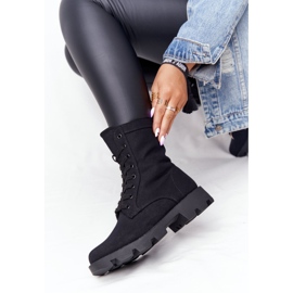 Bottes pour femmes Workers Black Haley 99-117 BLK noir 2