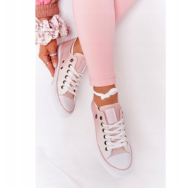 Baskets Femme Big Star HH274127 Ombre Rose blanc 2