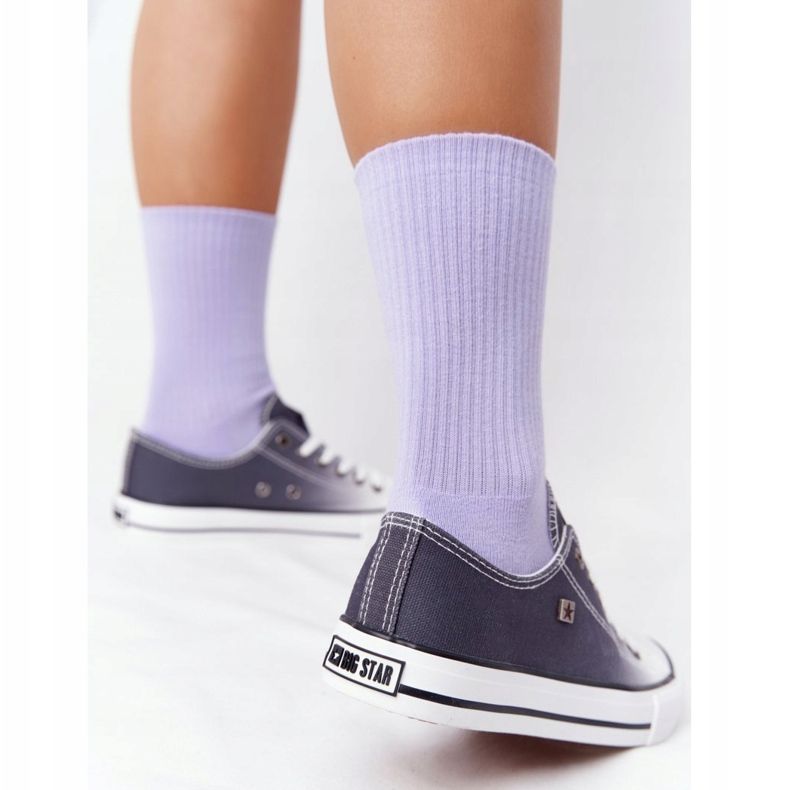 Baskets Femme Big Star HH274128 Ombre Noir blanche le noir 1 Baskets Femme Big Star HH274128 Ombre Noir blanche le noir 1