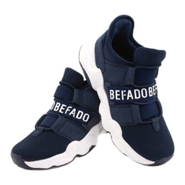 Chaussures pour enfants Befado 516Y065 bleu marine 4
