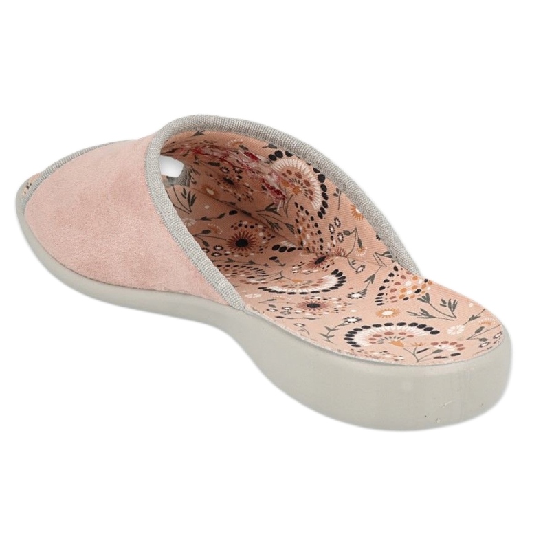 Befado chaussures pour femmes fleur VIKI 254D126 rose argent gris 3