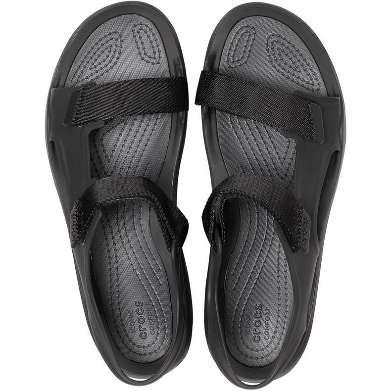 Sandales pour hommes Crocs Swiftwater Molded Expedition noir 206526 060 1