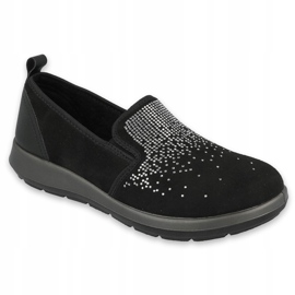 Chaussures femme Befado 156D004 noir argent 1