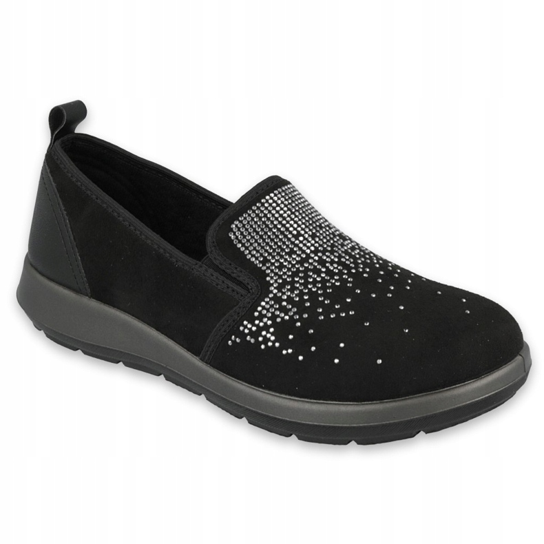 Chaussures femme Befado 156D004 le noir argent 1