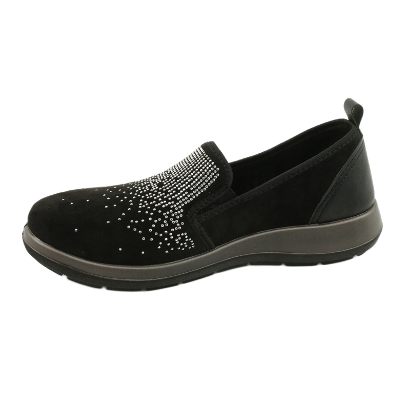 Chaussures femme Befado 156D004 noir argent 2