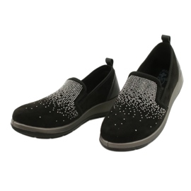 Chaussures femme Befado 156D004 noir argent 3