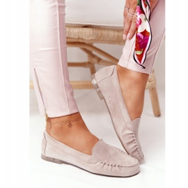Mocassins En Daim Sergio Leone MK722 Beige 3