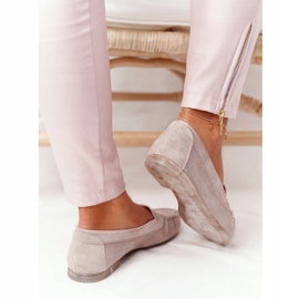 Mocassins En Daim Sergio Leone MK722 Beige 1