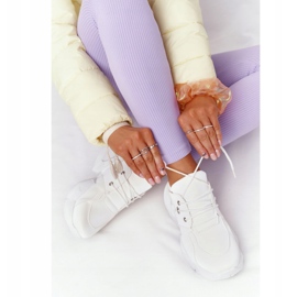 PS1 Sneakers pour femmes sur une semelle massive Blanc pétillant blanche 4
