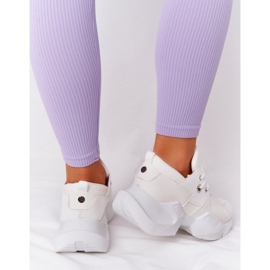 PS1 Sneakers pour femmes sur une semelle massive Blanc pétillant blanche 1