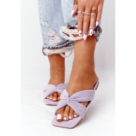 PS1 Chaussons Femme Velours Violet Vanille Ciel 1