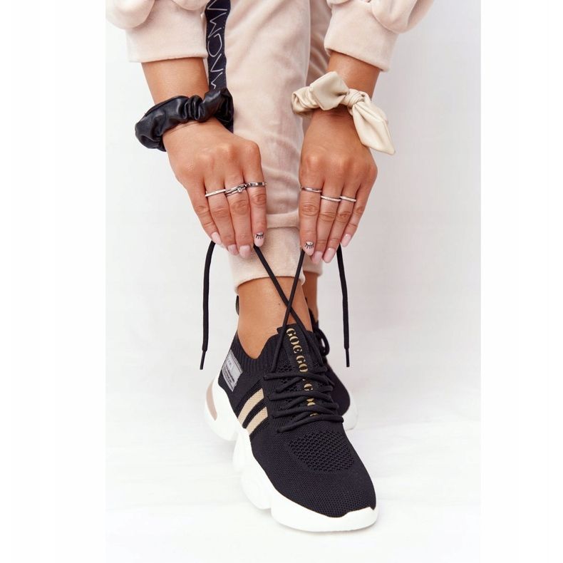 Chaussettes de sport femme GOE HH2N4017 Noir 2