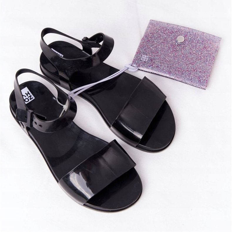 Sandales en caoutchouc écologiques parfumées ZAXY HH285127 Noir le noir 2