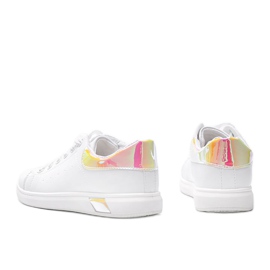 Baskets holographiques blanches Mackayla 2
