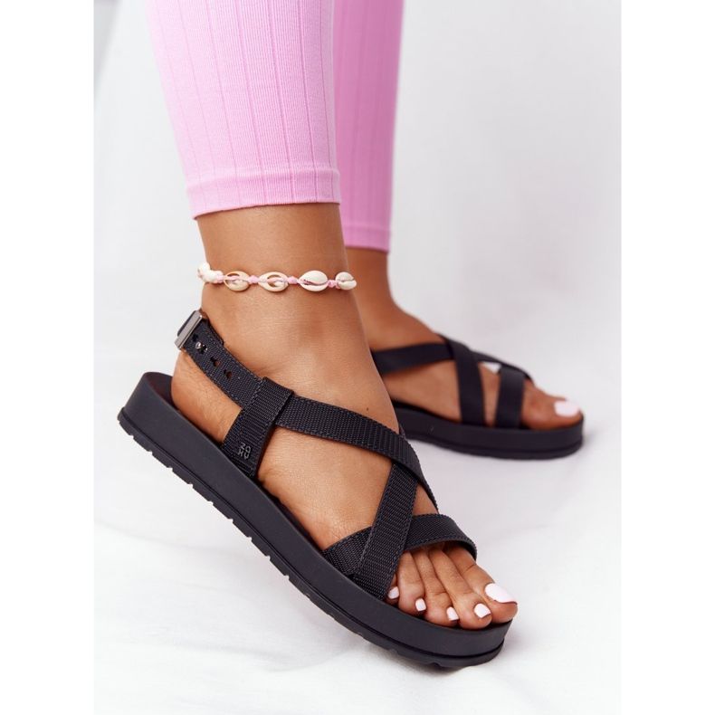 Sandales en caoutchouc écologiques parfumées ZAXY HH285168 Noir le noir 1 Sandales en caoutchouc écologiques parfumées ZAXY HH285168 Noir le noir 1