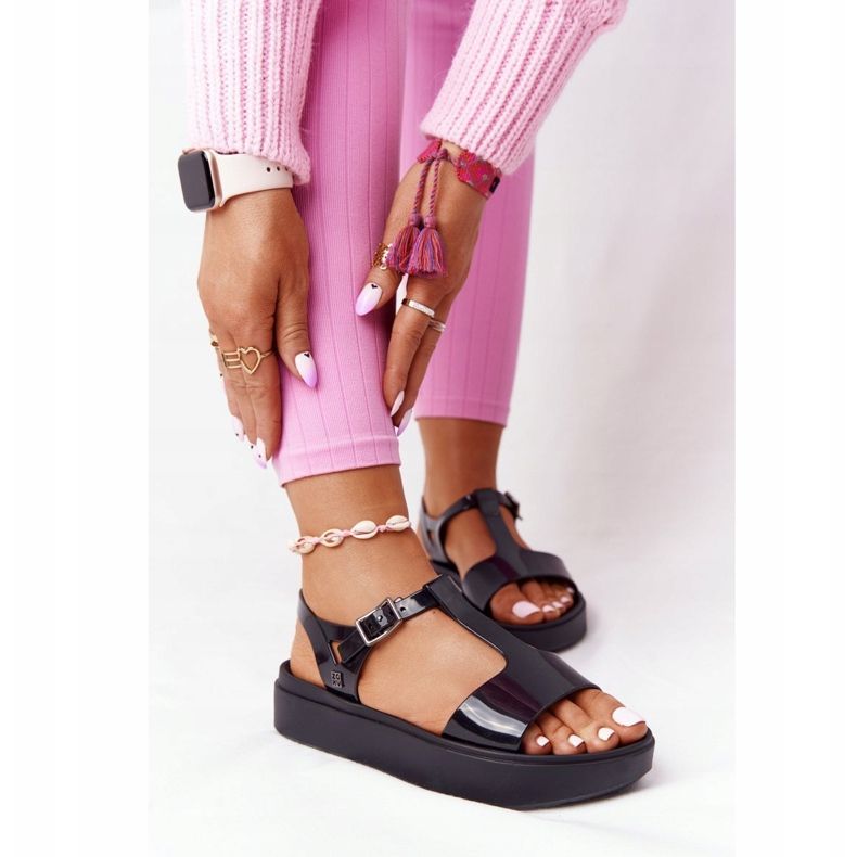 Sandales en caoutchouc écologiques parfumées ZAXY HH285116 Noir le noir 2 Sandales en caoutchouc écologiques parfumées ZAXY HH285116 Noir le noir 2