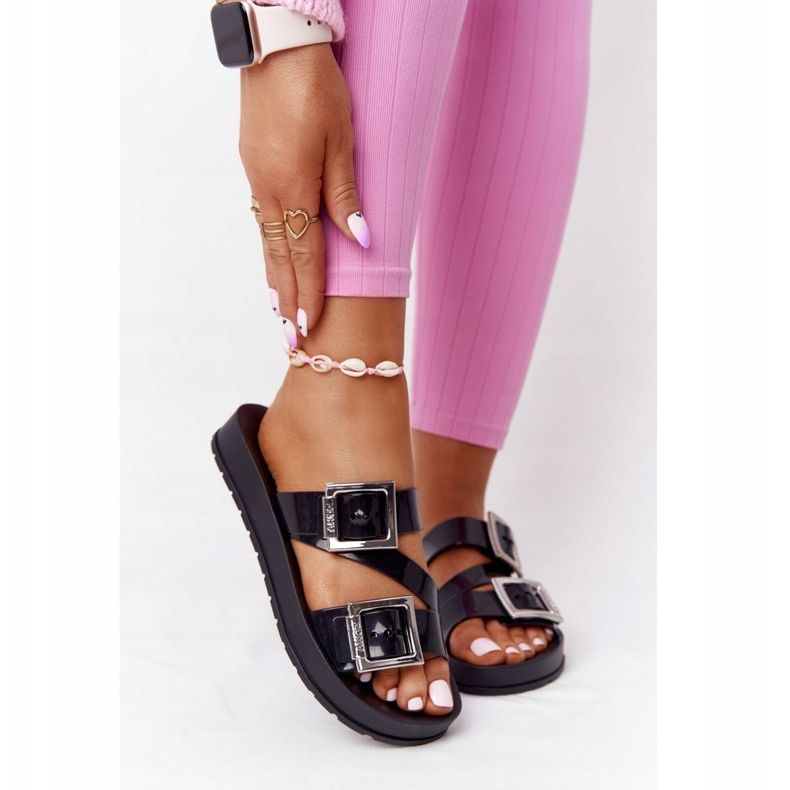 Pantoufles En Caoutchouc Écologiques Parfumées ZAXY HH285109 Noir 2