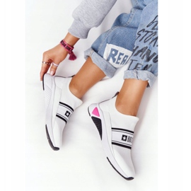 Chaussures de sport Slip-On Memory Foam Big Star HH274538 Blanc 1