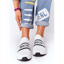 Chaussures de sport Slip-On Memory Foam Big Star HH274538 Blanc 2