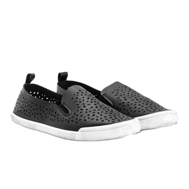 Baskets ajourées Maegan noires le noir 1