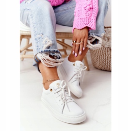 Baskets Cuir Femme Blanc Nicole 2640 blanche 2 Baskets Cuir Femme Blanc Nicole 2640 blanche 2