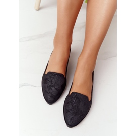 Mocassins Femme Sergio Leone MK700 Daim Noir le noir 3
