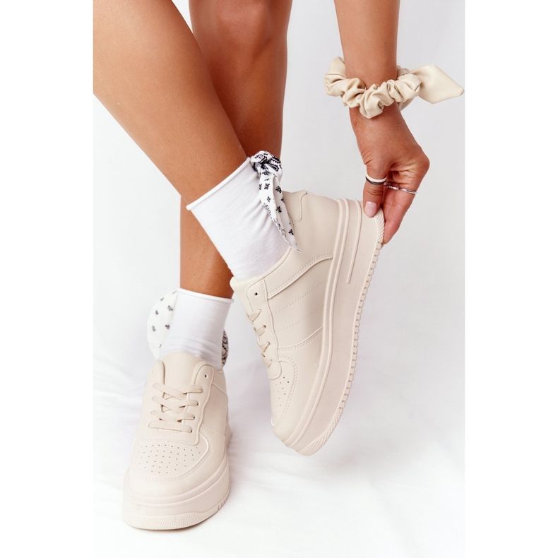 PS1 Chaussures De Sport Femme Sur La Plateforme Beige This Is Me 1