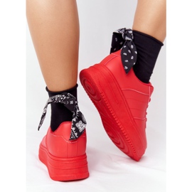 PS1 Chaussures de sport pour femmes sur la plate-forme rouge This Is Me 2