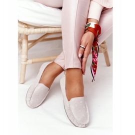 Mocassins Cuir Ecologique Rio Flore Beige 2 Mocassins Cuir Ecologique Rio Flore Beige 2