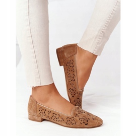 Mocassins Ajourés Sergio Leone BL627 Rouge brun 2 Mocassins Ajourés Sergio Leone BL627 Rouge brun 2