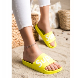 Seastar Pantoufles Super Caoutchouc vert jaune 2