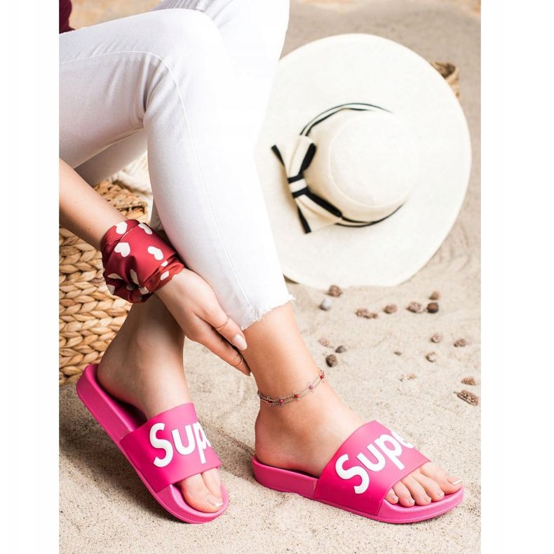 Seastar Pantoufles Super Caoutchouc rose 1