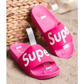 Seastar Pantoufles Super Caoutchouc rose 2