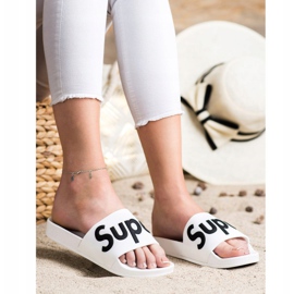 Seastar Pantoufles Super Caoutchouc blanche 4