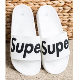 Seastar Pantoufles Super Caoutchouc blanche 2