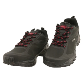 American Club ADI chaussures de sport nouées américaines soft-shell imperméables HL17 noir rouge 1