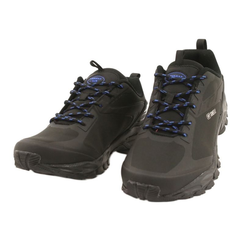 American Club Chaussures de sport pour femmes Softshell imperméable HL18 Black noir 1