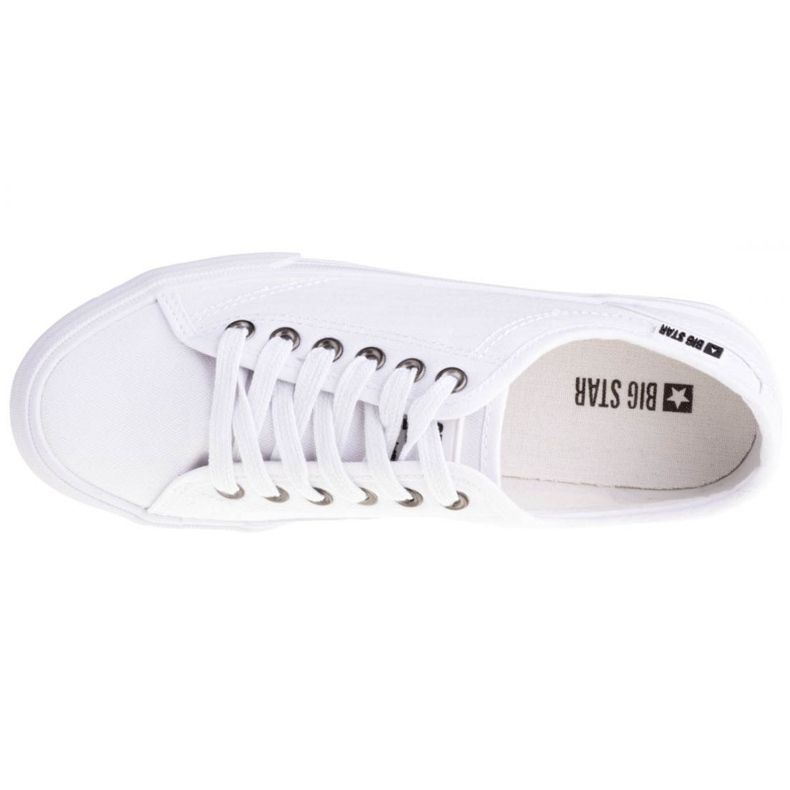 Chaussures Big Star W W274835 Blanc blanche 5