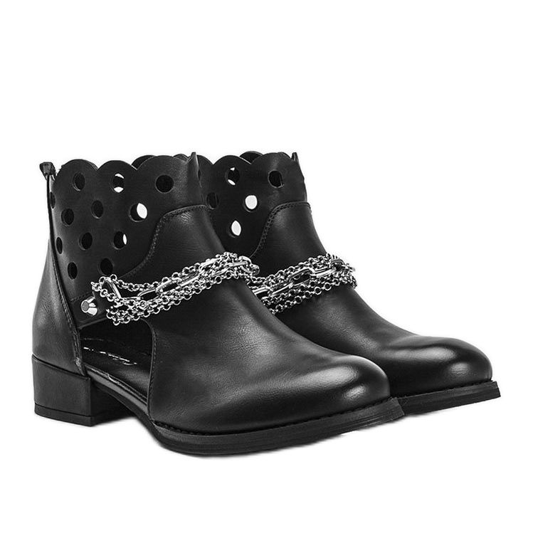 Bottines Gracela noires 1