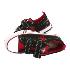 American Children's American Club LH62 Baskets noires Velcro 4