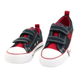 American Children's American Club LH62 Baskets Bleu Marine rouge 1