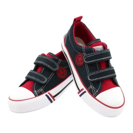 American Children's American Club LH62 Baskets Bleu Marine rouge 3