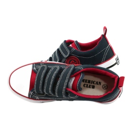 Baskets Velcro Enfant American Club LH61 Bleu marine 4 Baskets Velcro Enfant American Club LH61 Bleu marine 4