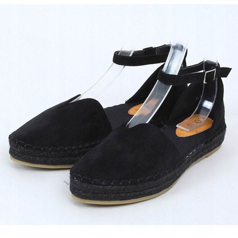 Espadrilles noires avec une coupe 1219 Noir le noir 1