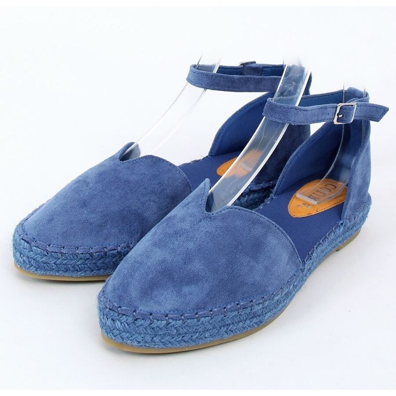 Espadrilles bleues avec une coupe 1219 Bleu 1