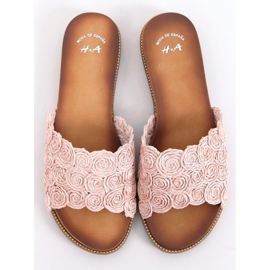 Rose Chaussons femme roses H006 Rosa 1