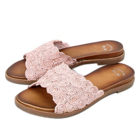 Rose Chaussons femme roses H006 Rosa 2