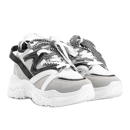 Baskets grises sur semelle épaisse Aracela 1 Baskets grises sur semelle épaisse Aracela 1