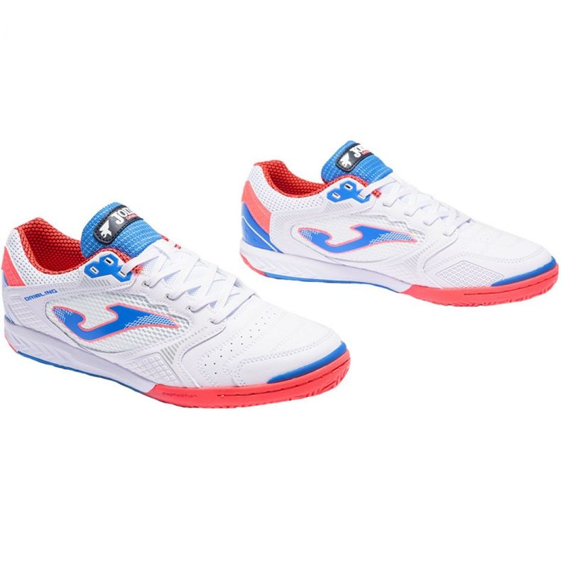 Chaussures de foot Joma Driling M 2102 In Sala bleu, blanc, bleu, orange blanche 2